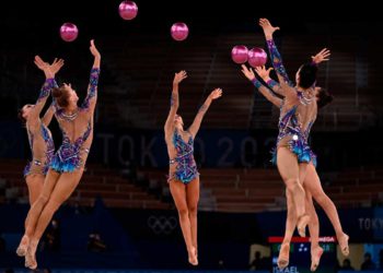 Equipo de gimnasia rítmica de Israel termina en sexto lugar de los Juegos Olímpicos