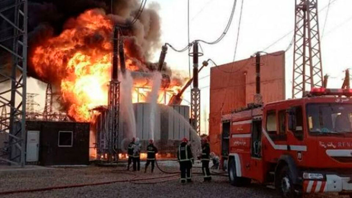 Enorme explosión registrada en una central de energía en el noreste de Irán
