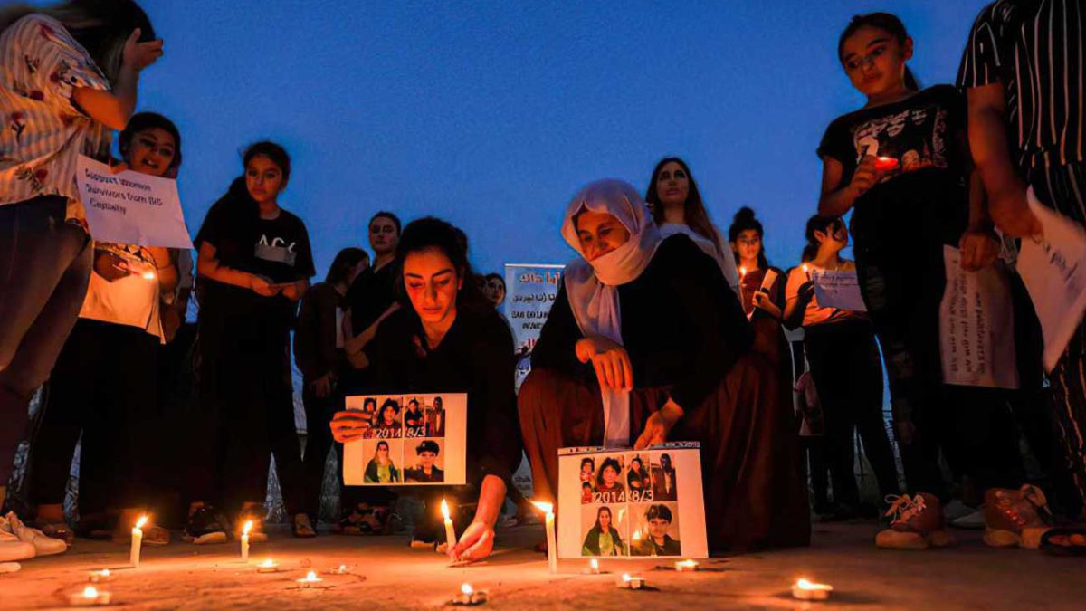 Víctimas yazidíes del genocidio del ISIS permanecen desplazados y en la indigencia