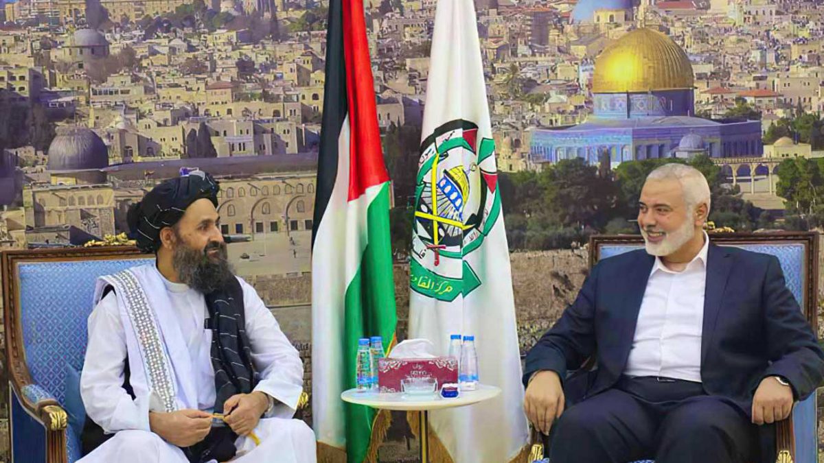 El líder de Hamás se reunió con los talibanes en Doha