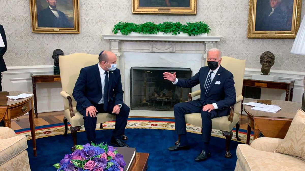 Biden a Bennett: EE. UU. prefiere la diplomacia con Irán