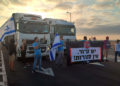 Manifestantes israelíes bloquean los traslados de carga a la Franja de Gaza gobernada por Hamás