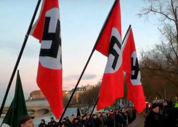 Tribunal finlandés desestima los cargos contra desfile de banderas con la esvástica