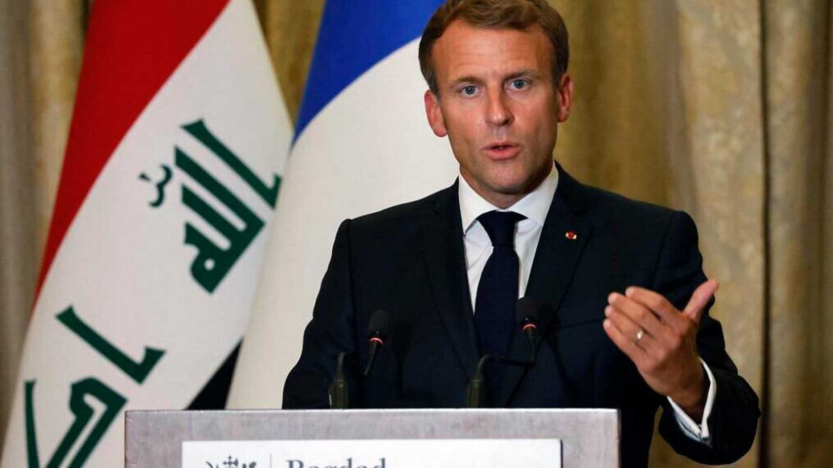 Macron promete que tropas francesas se quedarán en Irak aunque EE. UU. se retire