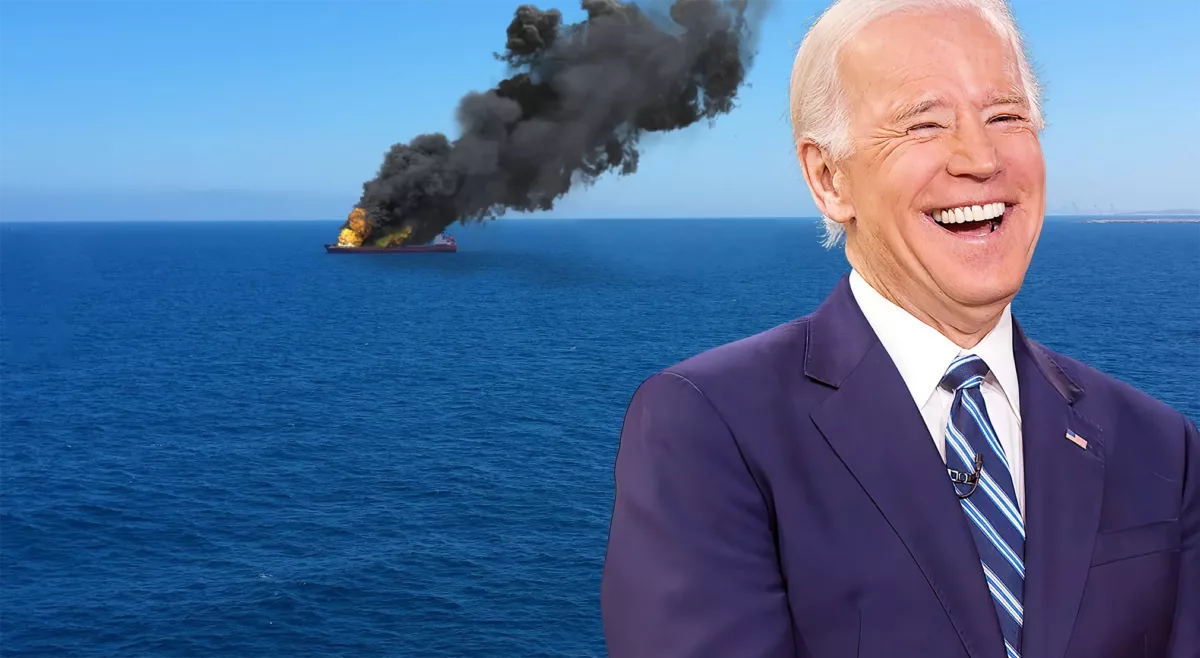 Las conversaciones con Irán impulsadas por Biden dan fruto: Ataque mortal con drones a un barco civil