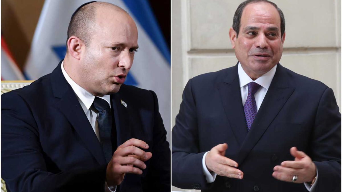 Bennett y el presidente egipcio se reunirán públicamente en el Sinaí – Informe