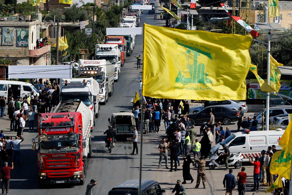 Israel no interferirá en los envíos de petróleo de Irán al Líbano dirigidos por Hezbolá