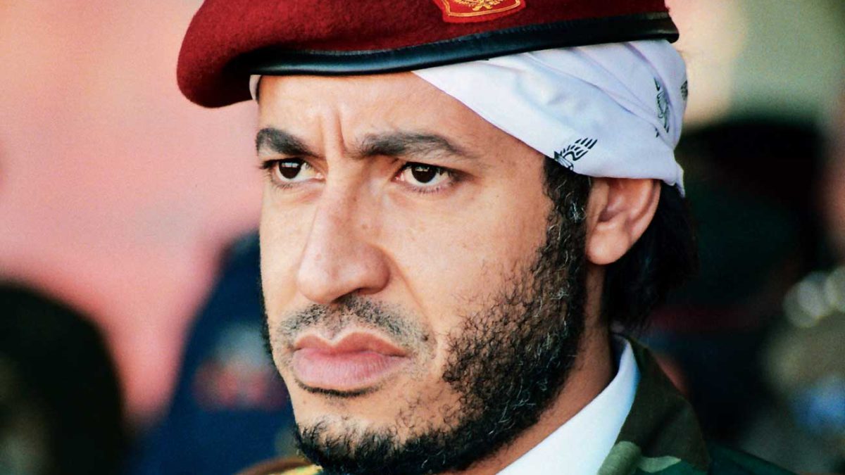 El hijo de Gadafi es liberado tras 7 años en una prisión libia