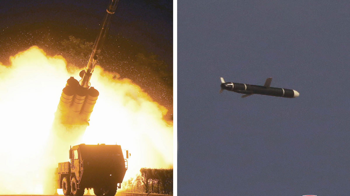 Corea del Norte y Corea del Sur prueban misiles balísticos con horas de diferencia