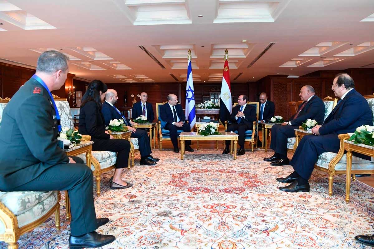 Bennett sobre la reunión con Sisi: Sentamos las bases para lazos profundos