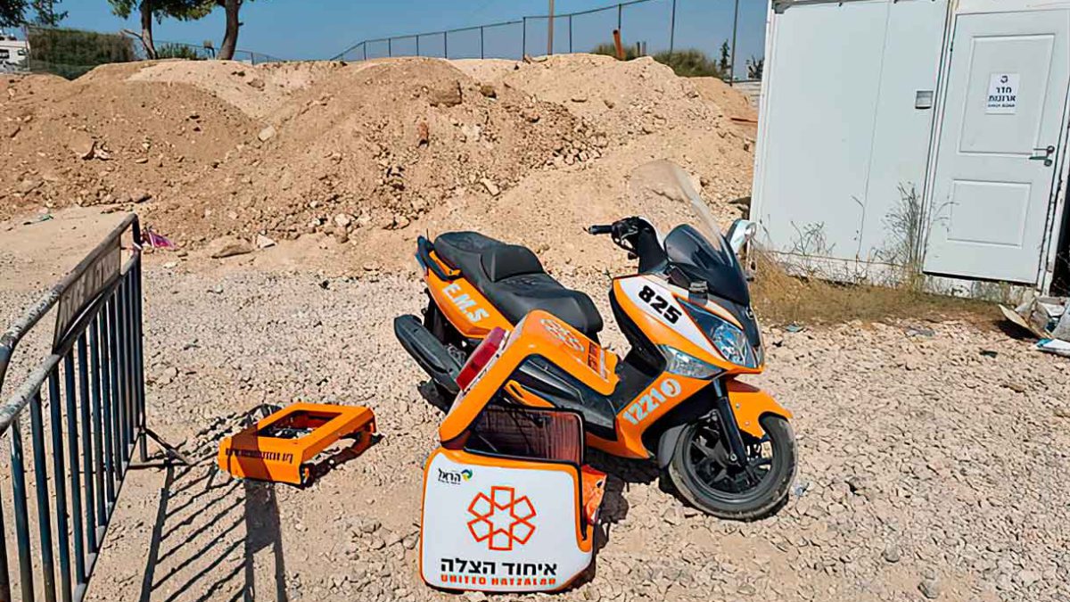 Robo de 2 ambucycles de Hatzalah en el primer día de Sucot