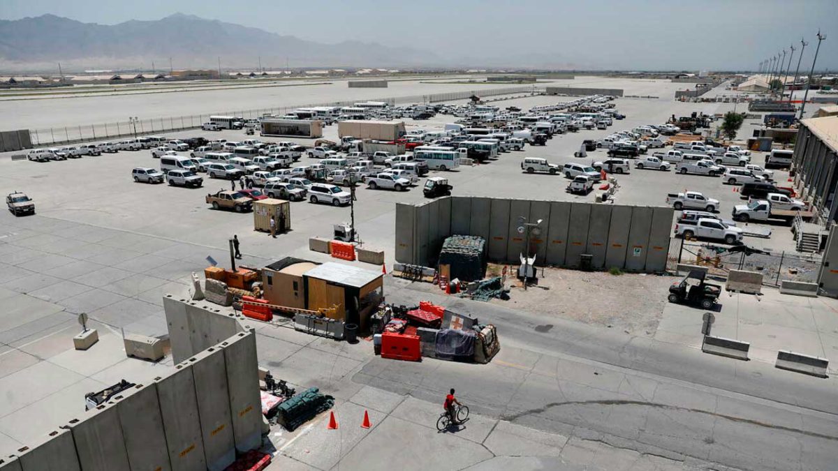 China evalúa ocupar la antigua base aérea estadounidense de Bagram en Afganistán