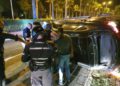 Conductor intentó embestir a los policías en Kiryat Ata: 4 heridos