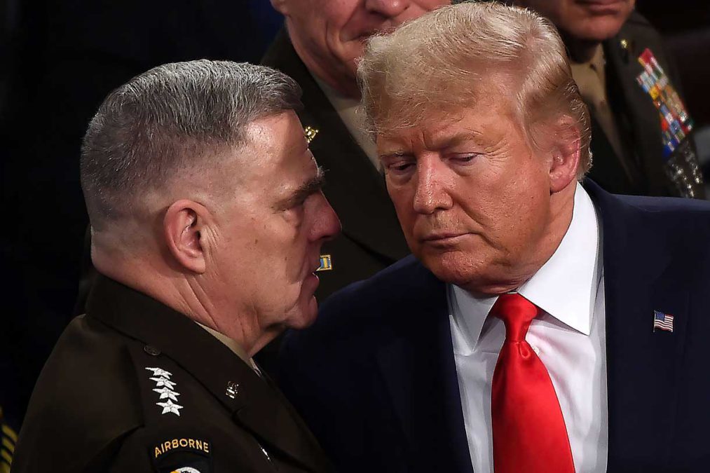 Las acciones de Milley fueron un intento de golpe militar contra Trump