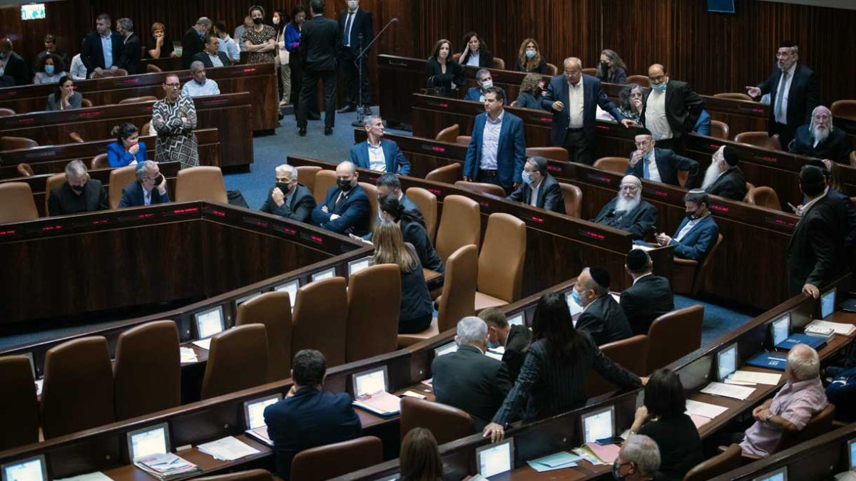 La Knesset aprueba el presupuesto del Estado en votación preliminar