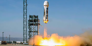 El capitán Kirk en el espacio: William Shatner a bordo de Blue Origin