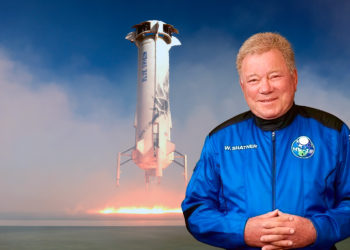William Shatner se dirige a la última frontera con Blue Origin