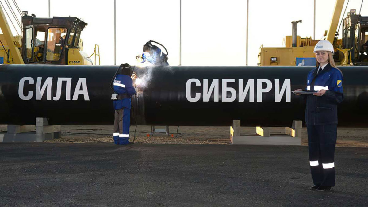 El gas ruso suministrado a China es el más barato del mundo