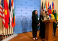 Mujeres afganas arremeten contra los talibanes en la ONU