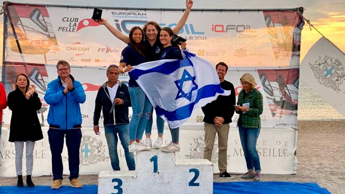 Windsurfista israelí gana el bronce en el campeonato europeo