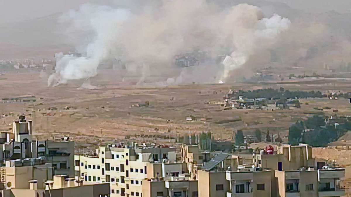 Israel ataca objetivos cerca de Damasco en una rara operación diurna en Siria