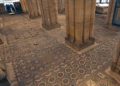 Uno de los mayores mosaicos del mundo en el castillo del desierto de Jericó