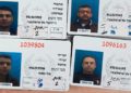 Imágenes de terroristas fugados frente al Servicio de Prisiones de Israel