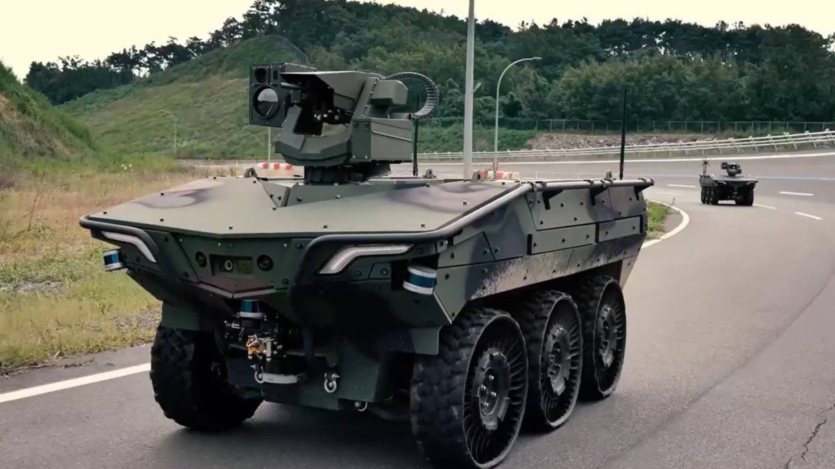 Nuevo vehículo de combate robotizado de Corea del Sur