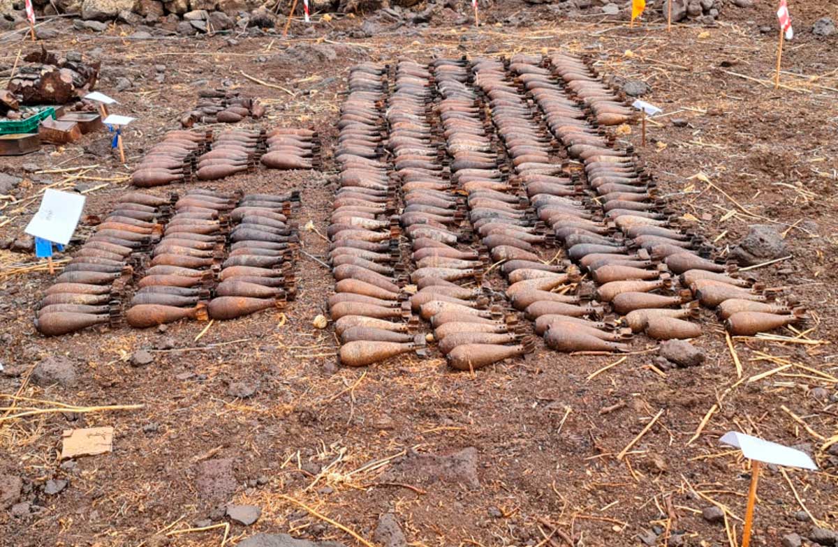 Antiguo búnker sirio lleno de armas descubierto en los Altos del Golán
