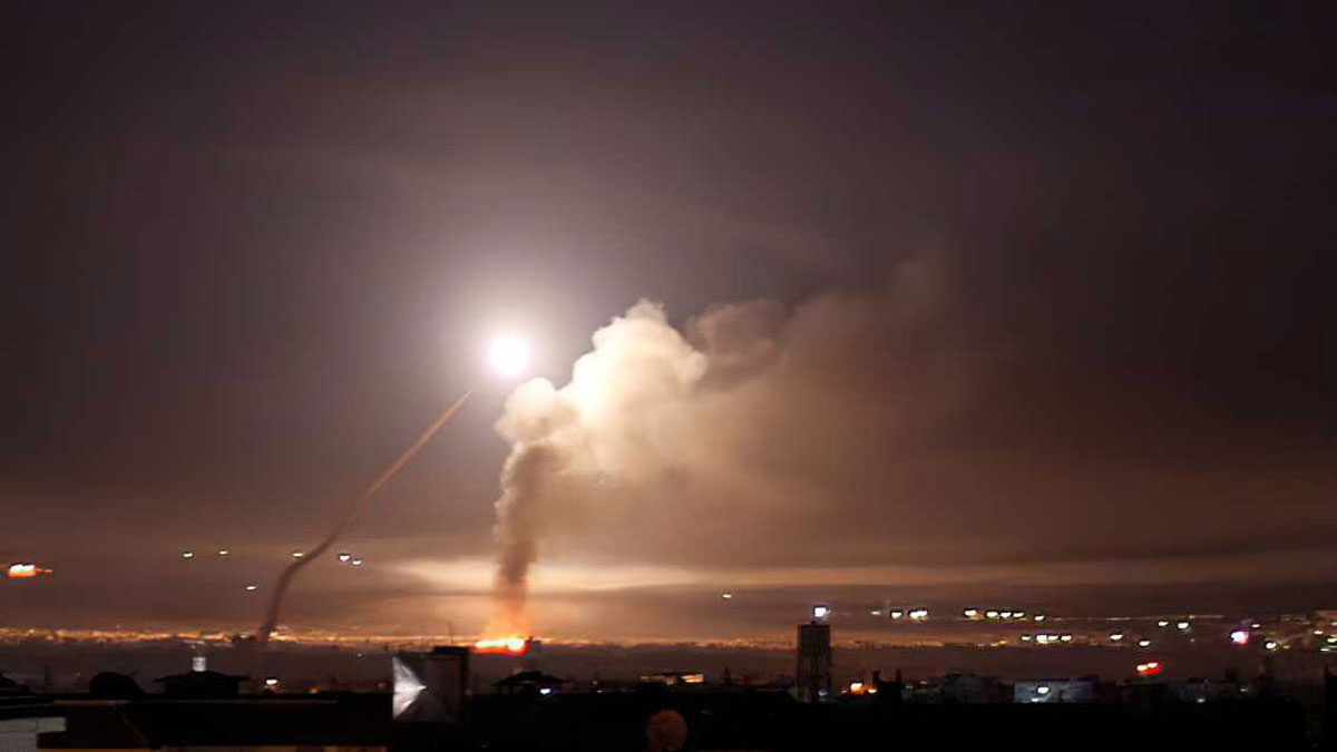 Siria reporta ataques aéreos de Israel cerca de Damasco