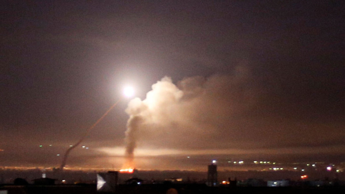 Siria afirma que Israel lanzó misiles hacia Damasco