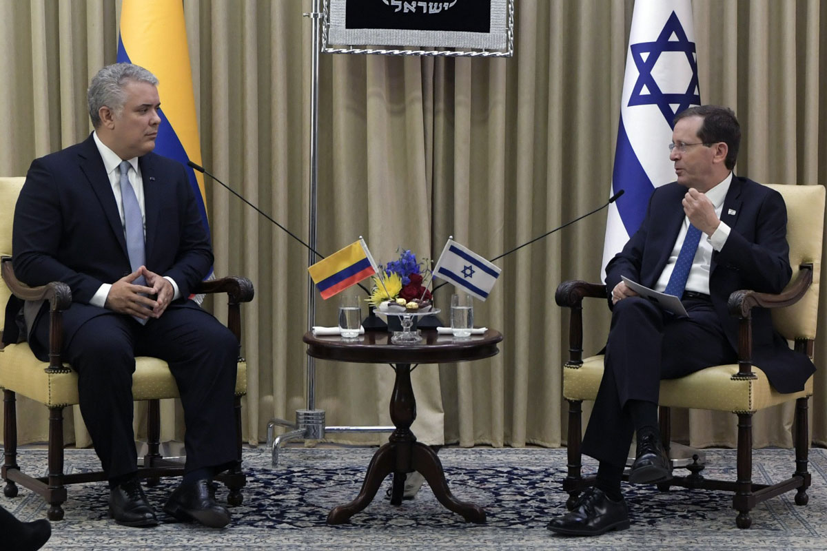 El presidente colombiano Iván Duque inicia su visita de Estado a Israel