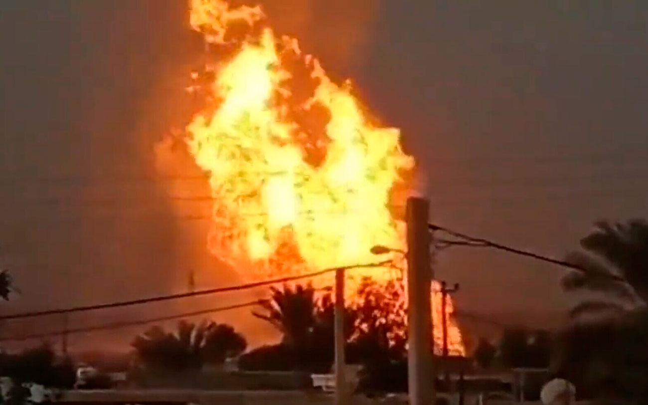 Explosión reportada en un oleoducto en el sur de Irán