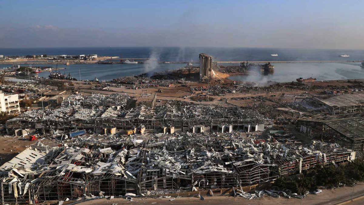Rusia entrega al Líbano imágenes de satélite de la explosión en el puerto de Beirut