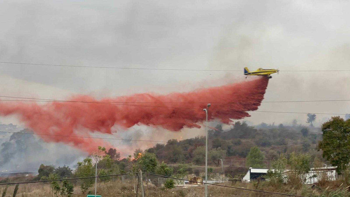 Incendio forestal provoca evacuaciones en el norte de Israel