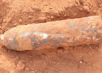Se descubre un proyectil de la Primera Guerra Mundial sin explotar en una obra en el centro de Israel