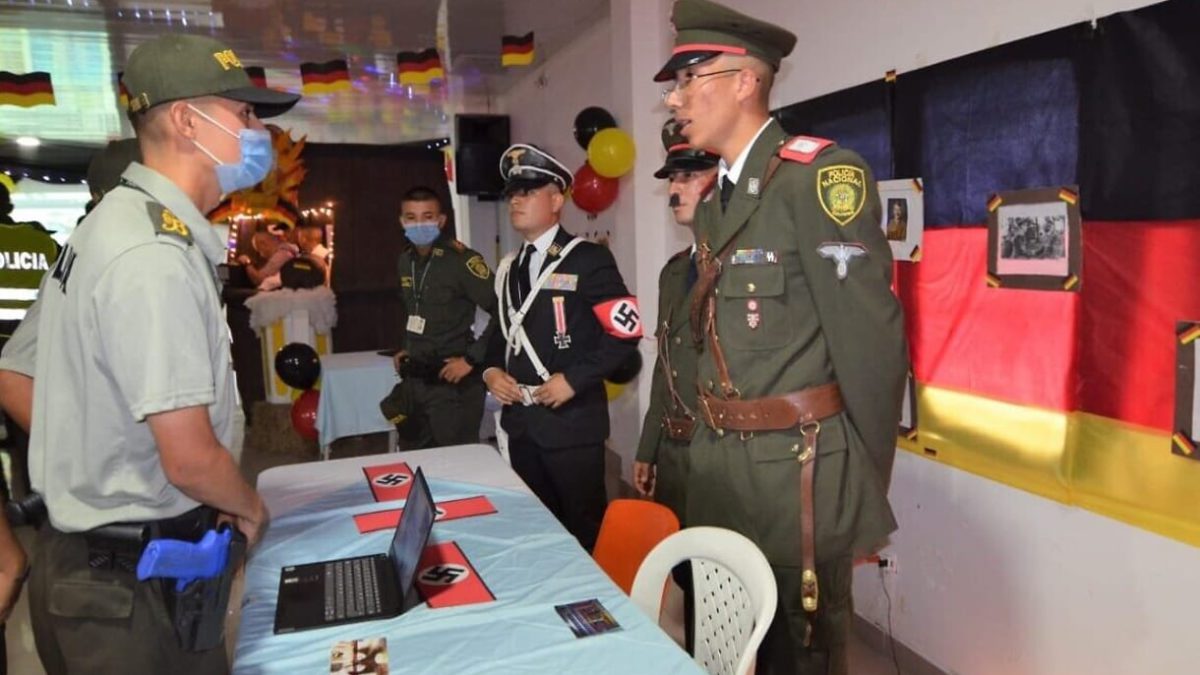 Colombia se disculpa por cadetes con uniformes nazis en homenaje a Alemania