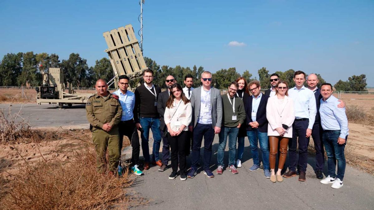 Parlamentarios europeos recorren la frontera de Israel con Gaza