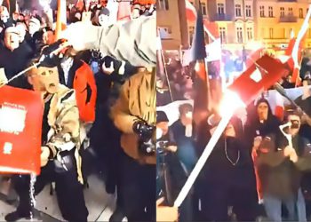 Polacos gritan “muerte a los judíos” en una manifestación