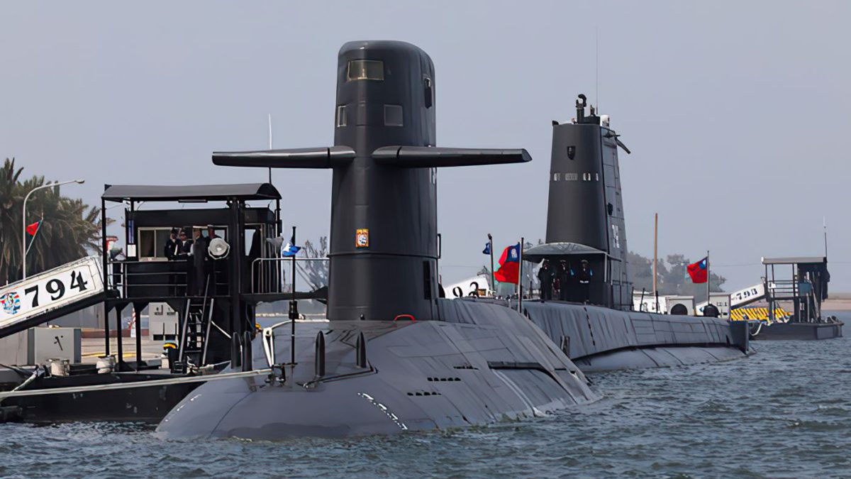 Taiwán desplegó un submarino en el Mar de China Meridional