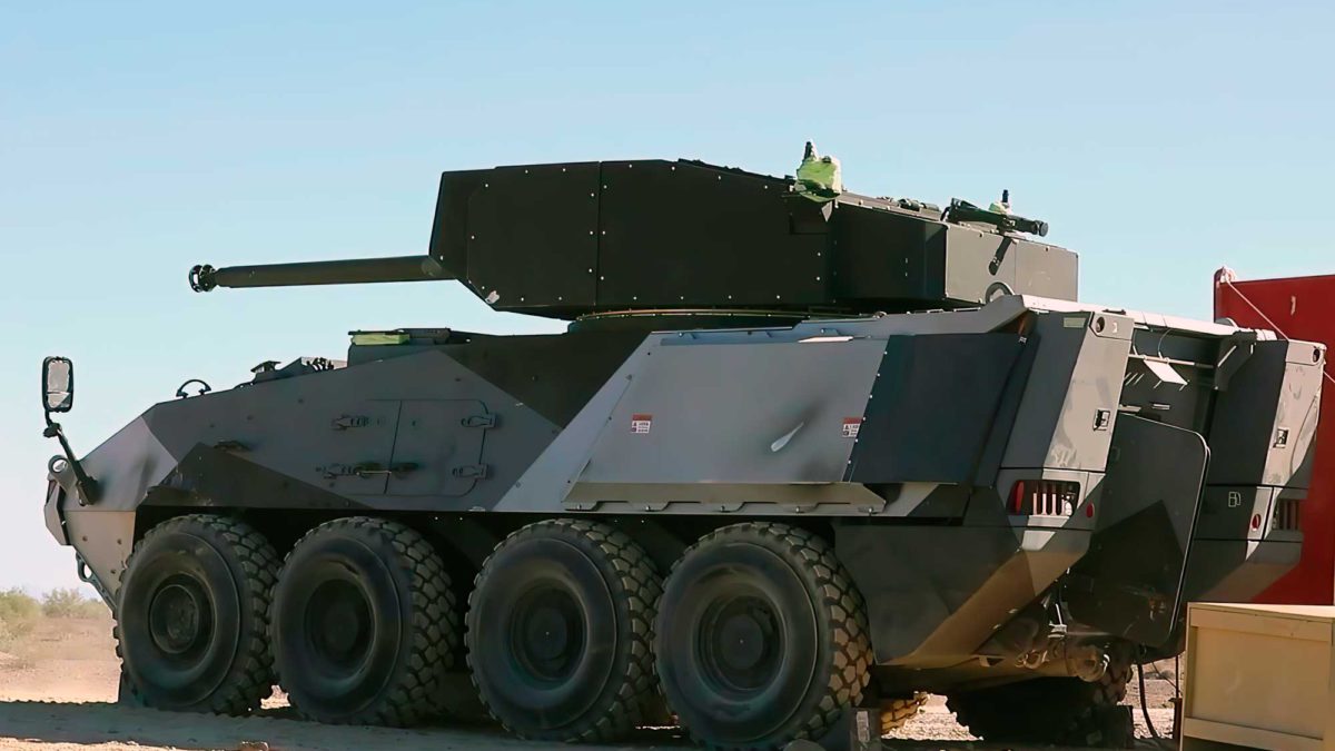 El ejército estadounidense acaba de probar un nuevo vehículo de combate canadiense