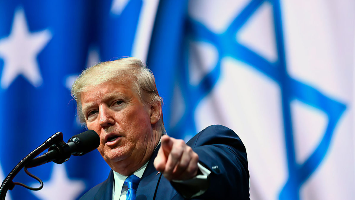 Trump dice Joe Biden es una amenaza para la seguridad de Israel