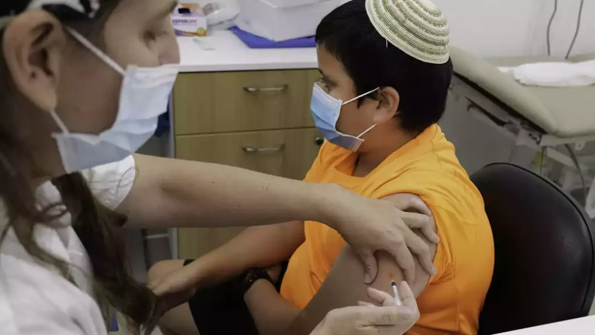 Israel vacuna más rápido a niños de 5 a 11 años que a los de 12 a 15 años