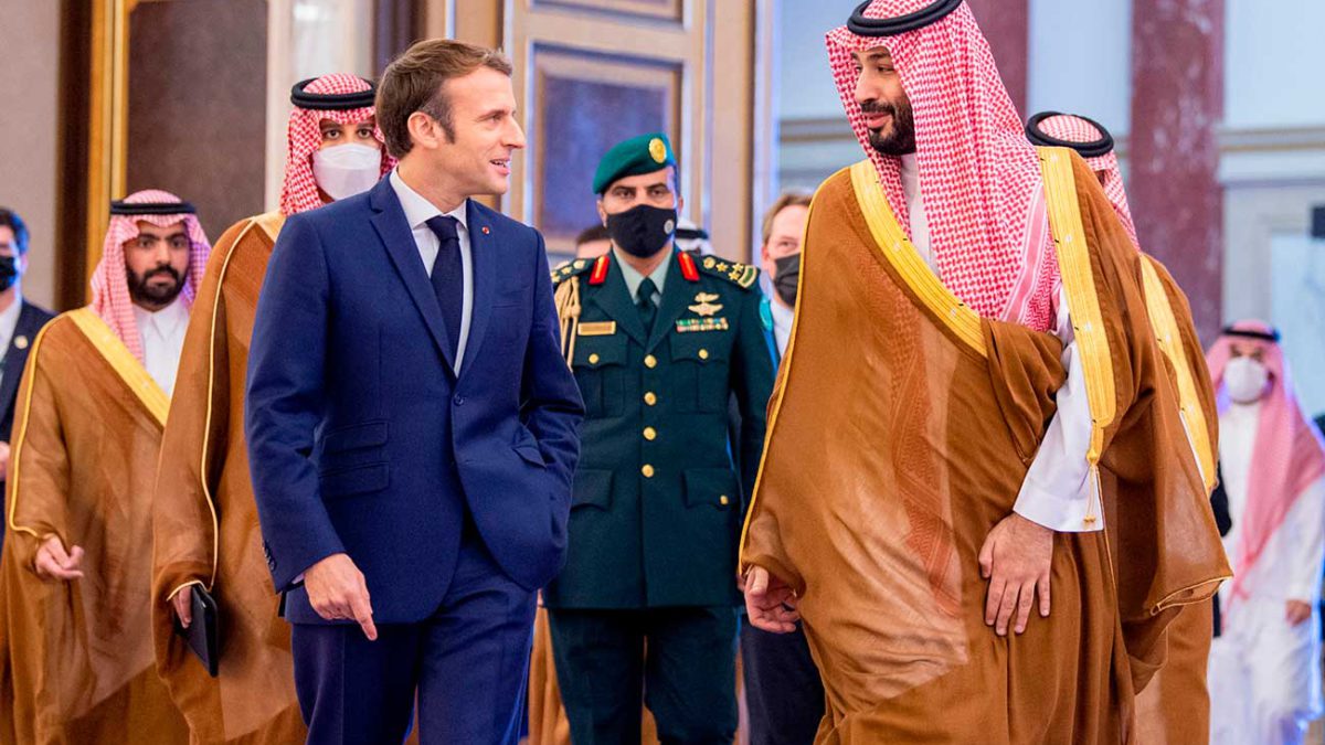 Macron se reúne con el príncipe heredero saudí en una gira por el Golfo