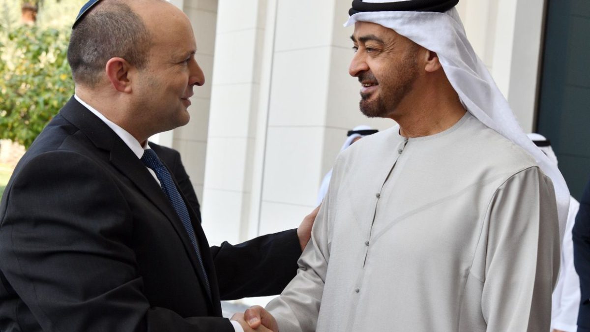 Bennett se reúne con el príncipe de Los Emiratos Árabes Unidos