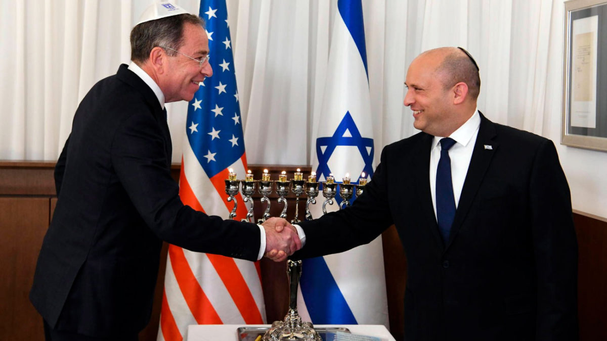 Bennett se reúne con el nuevo embajador de Estados Unidos en Israel