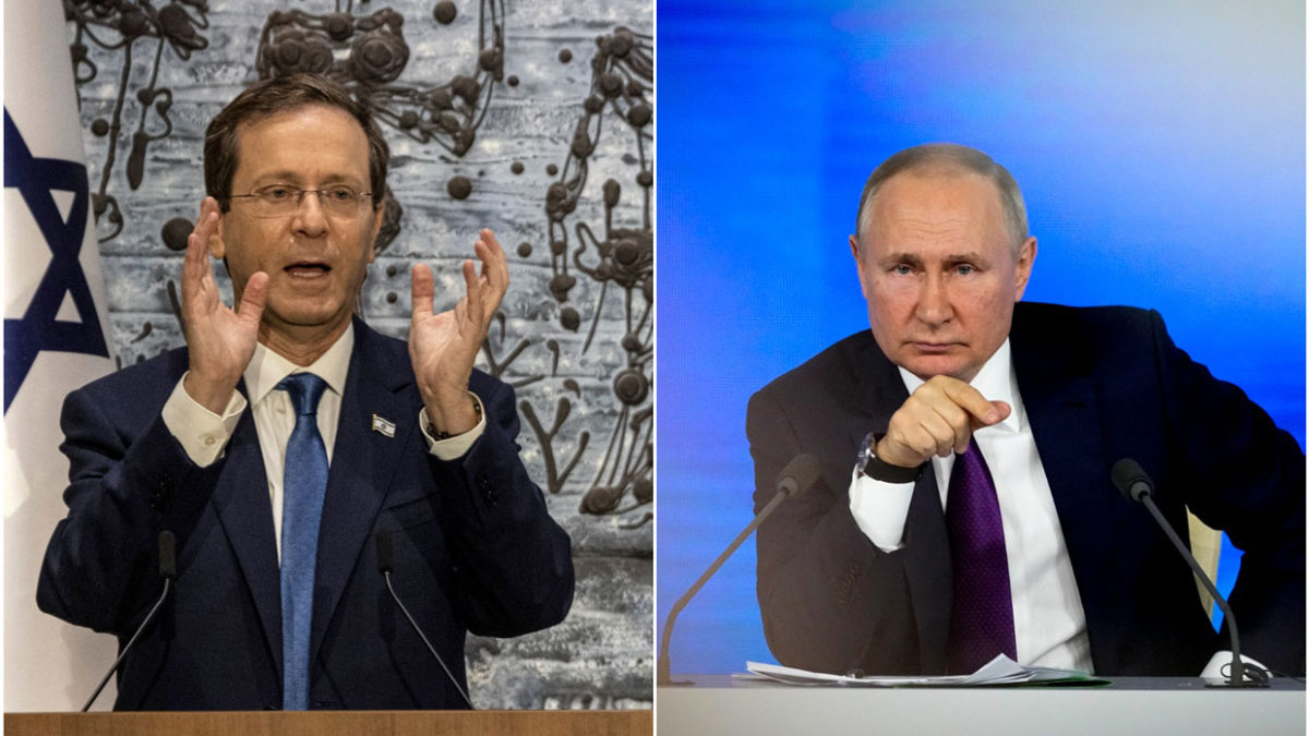 Herzog y Putin se invitan mutuamente a visitarse durante una llamada telefónica