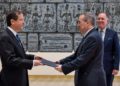 El presidente Herzog da la bienvenida a 4 nuevos embajadores en Jerusalén