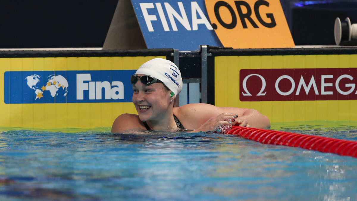 Anastasia Gorbenko gana el primer oro de Israel en el Campeonato Mundial de Natación