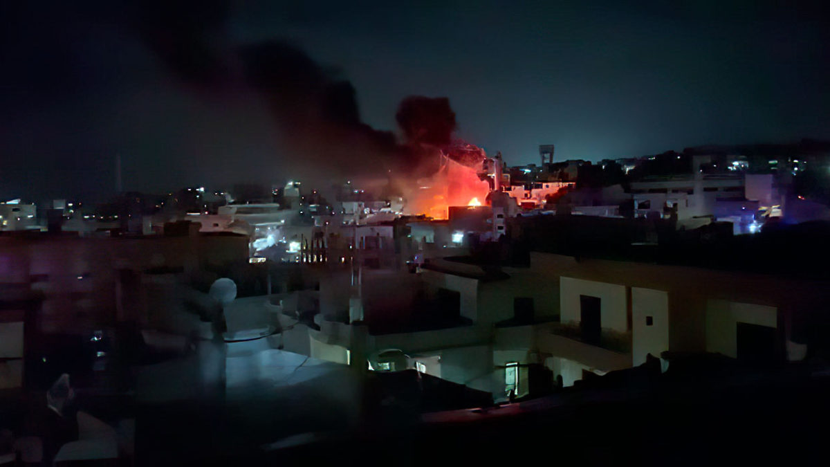 Explosiones sacuden un depósito de armas de Hamás en el sur del Líbano